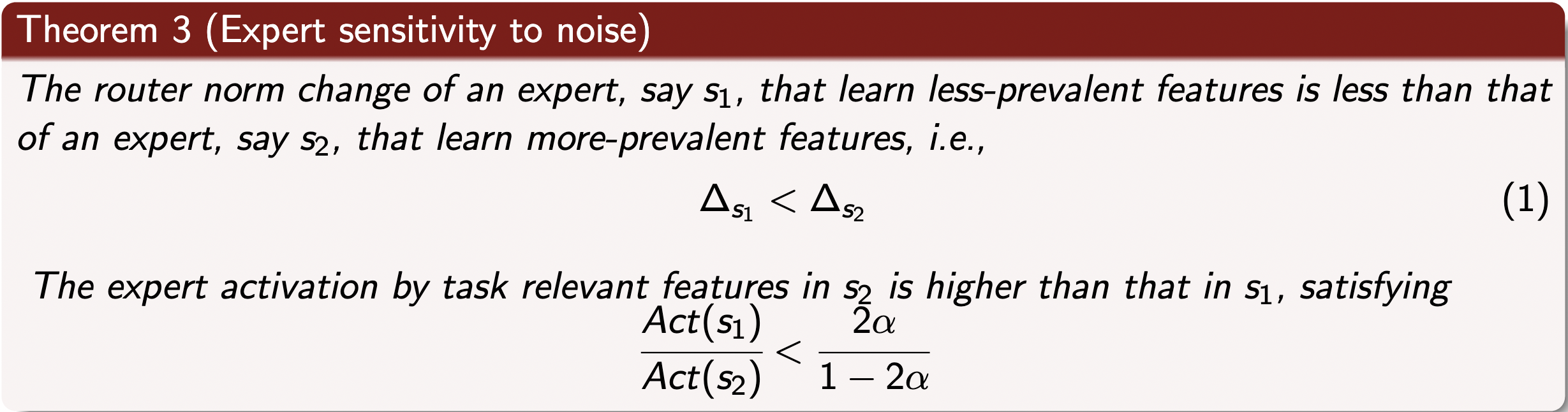 MoE Quantization Theorem 1